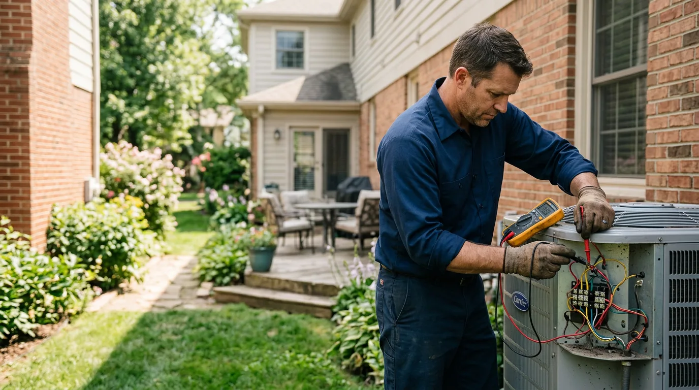HVAC technician working near High Shoals, NC
